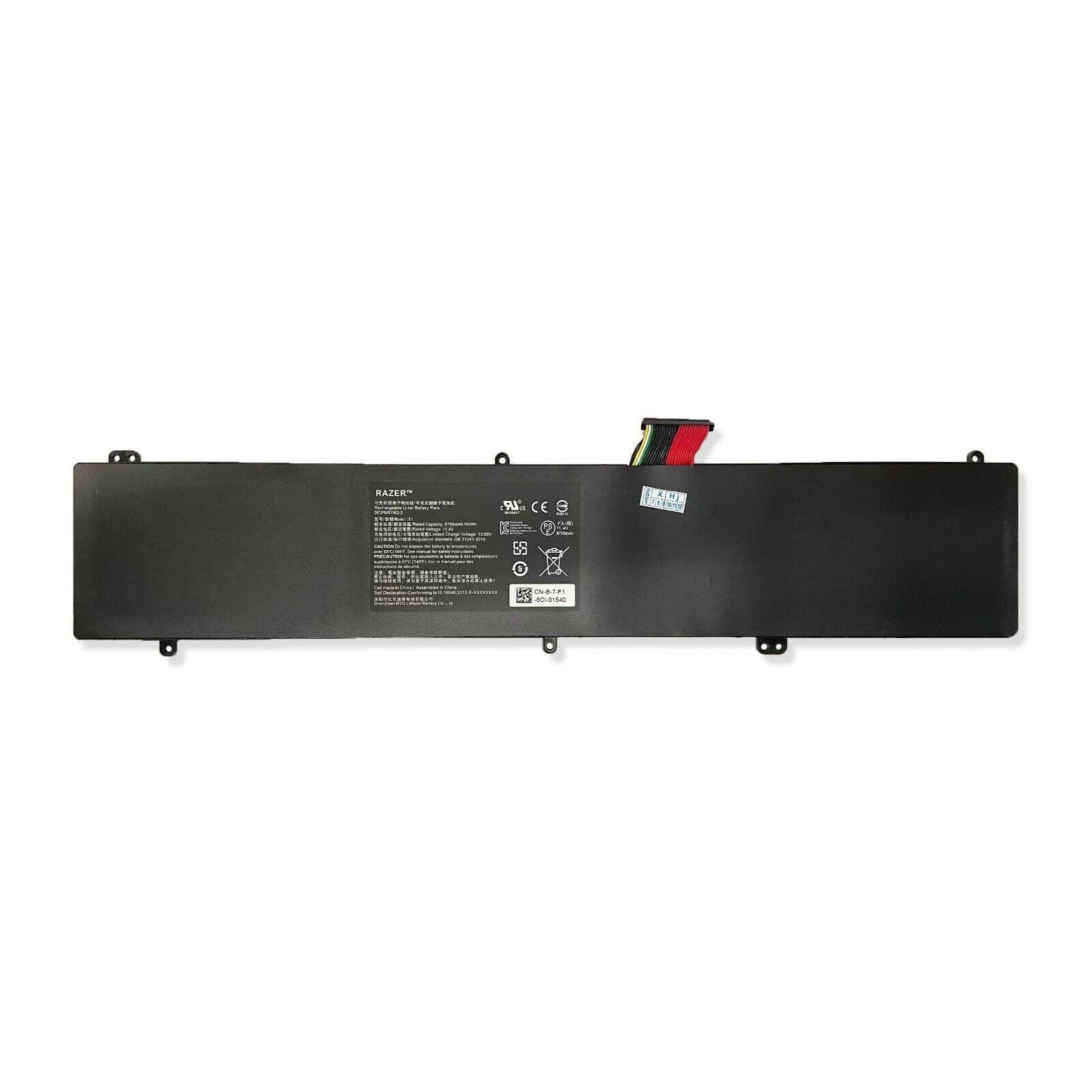 Genuine F1 RZ09-0166 Battery For Razer Blade Pro 17.3" 2017 i7-7820HK Series New