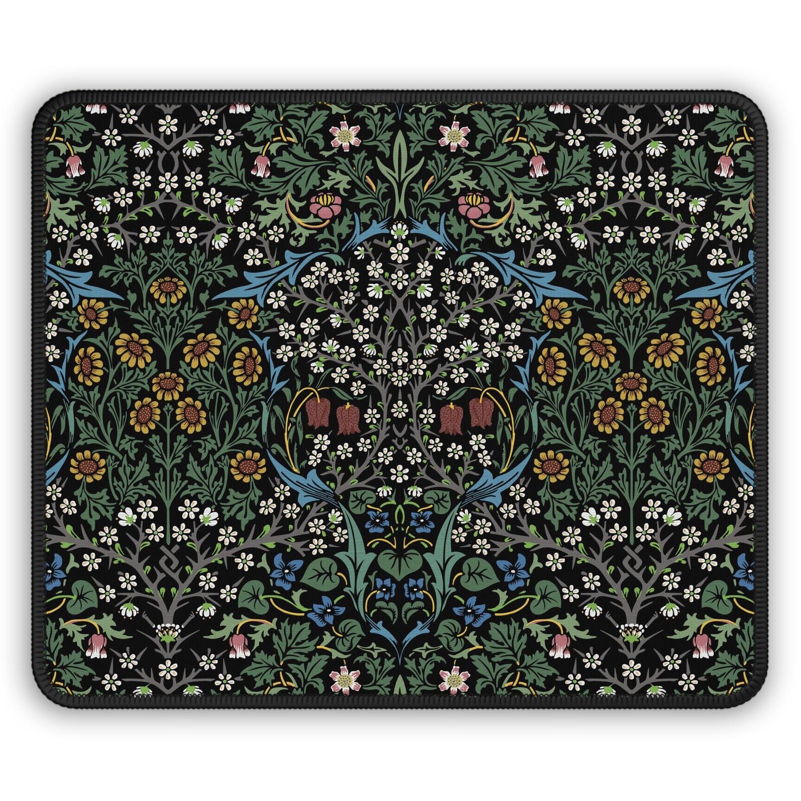 William Morris Mousepad BLACKTHORN Victorian Botanical Mousepad