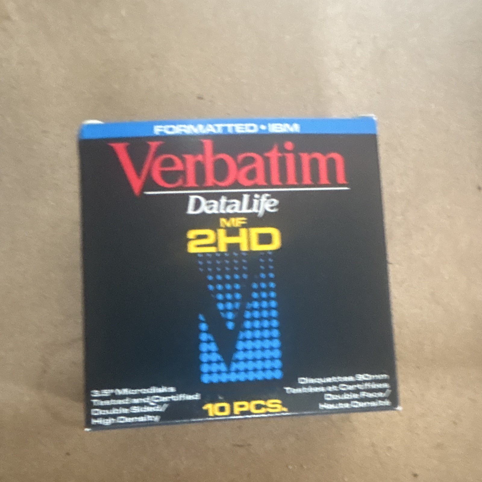 Verbatim DataLife MF 2HD 1.44MB Formatted 3.5" Floppy Disks 10-Pack