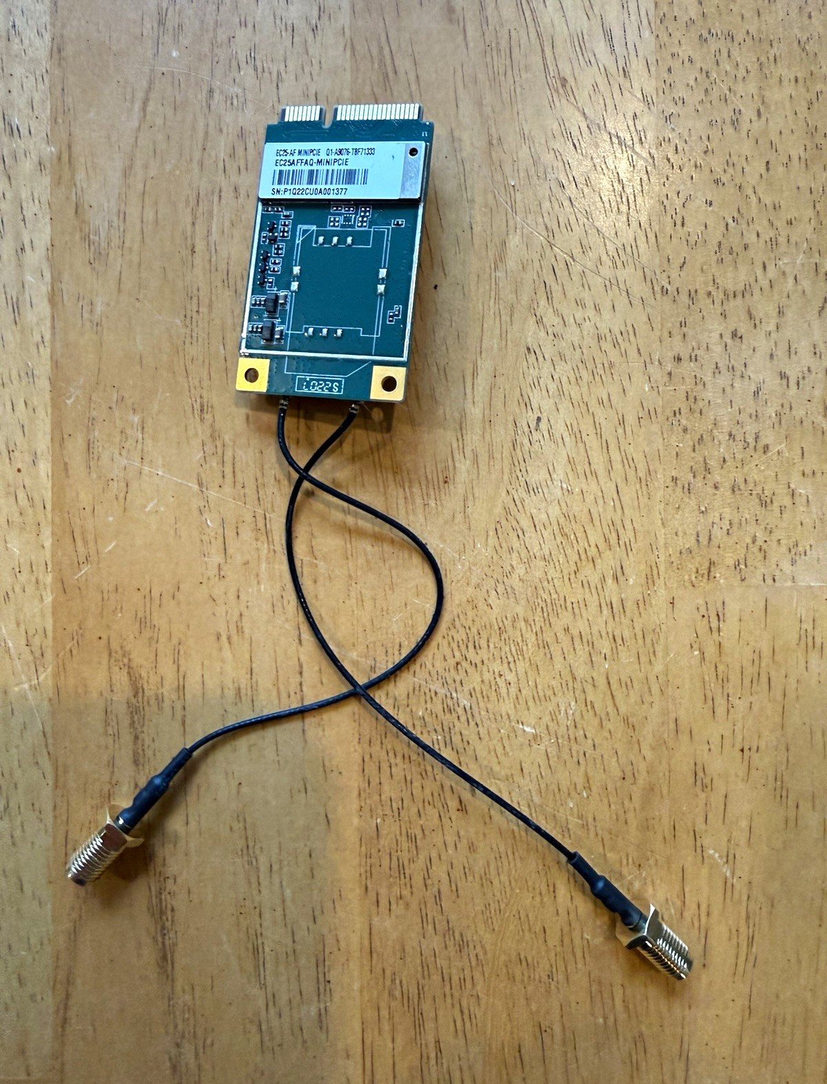 Quectel EC25-AF Mini PCIe 4G LTE Cat 4 Cellular Modem w/ SMA Pigtails