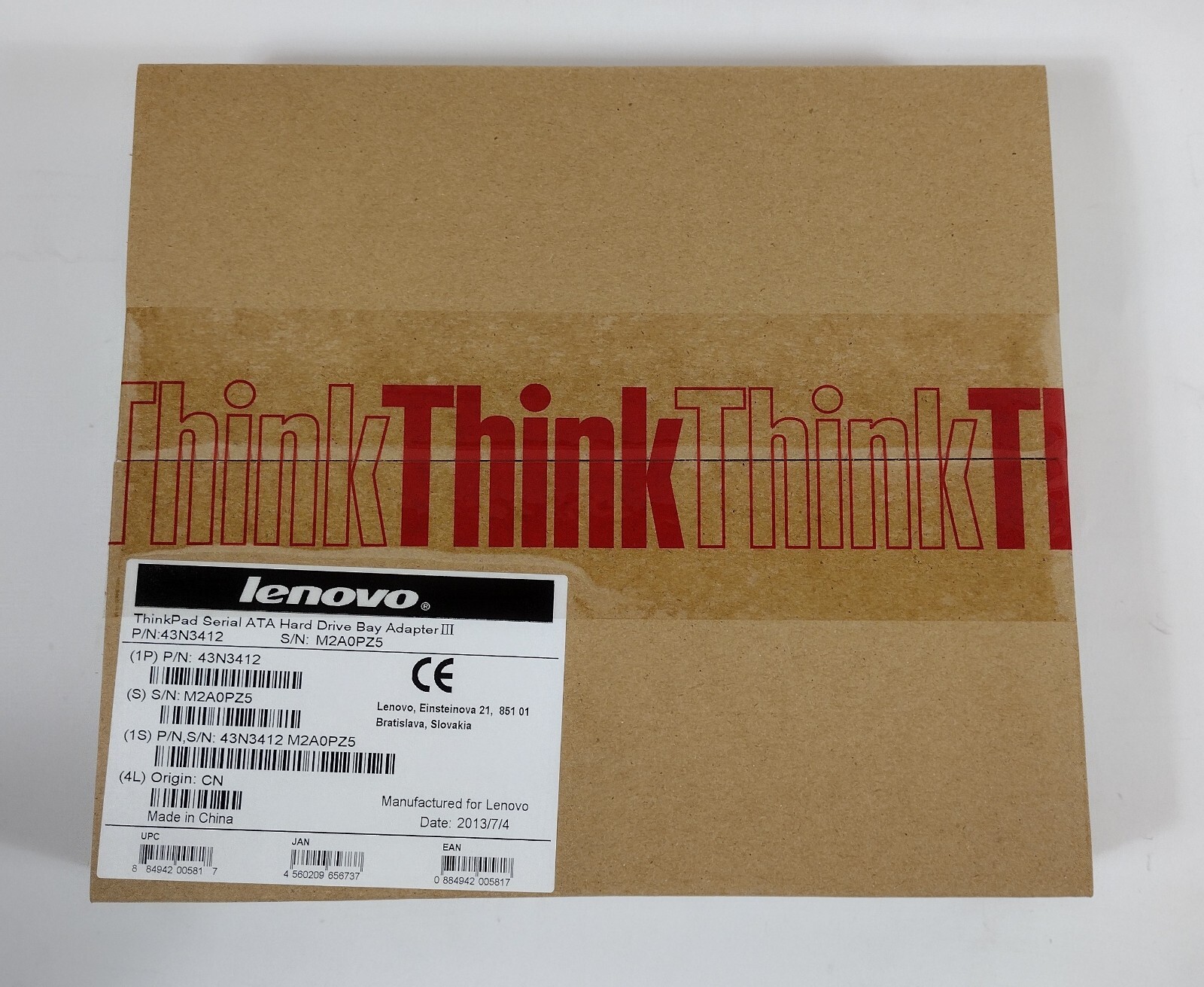 *OEM Lenovo* New  Sealed 2nd HDD SSD Hard Drive Caddy*43N3412*T400/410 *Free S/H