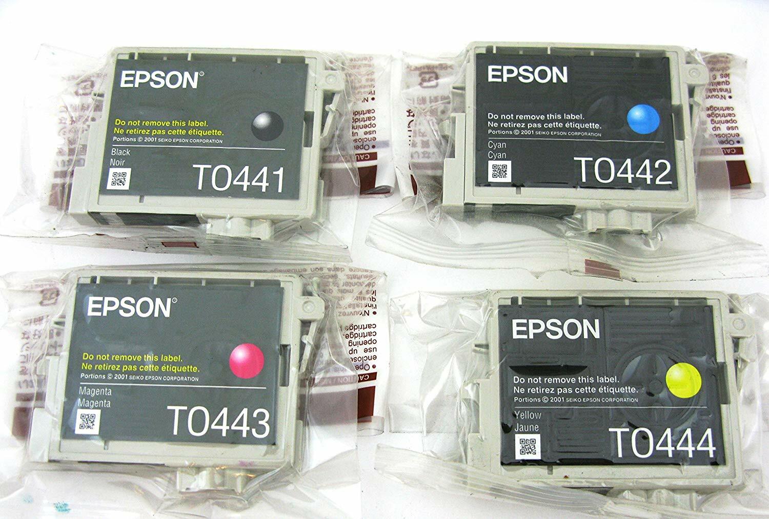 Genuine Epson T0441 T0442 T0443 T0444 Multipack