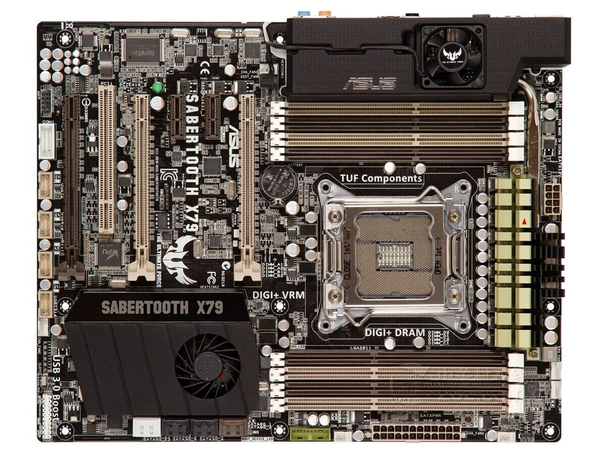 For ASUS SABERTOOTH X79 motherboard X79 LGA2011 8*DDR3 64G ATX Tested ok