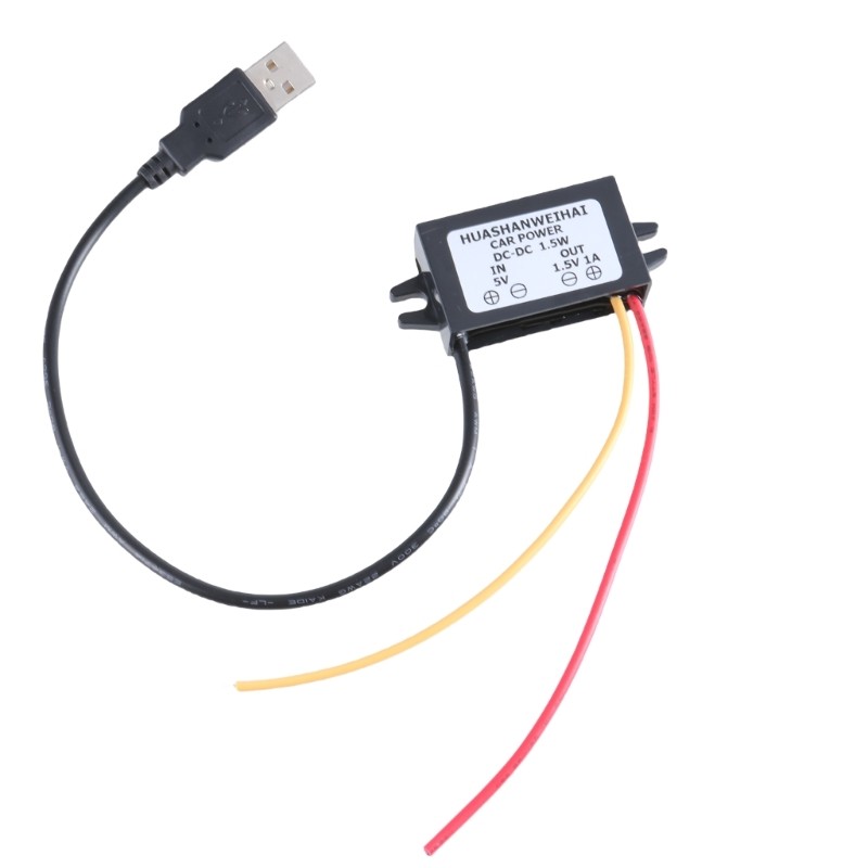 Efficient Voltages Converter USB 5V to Bare End DC1.5V1A Power Voltages