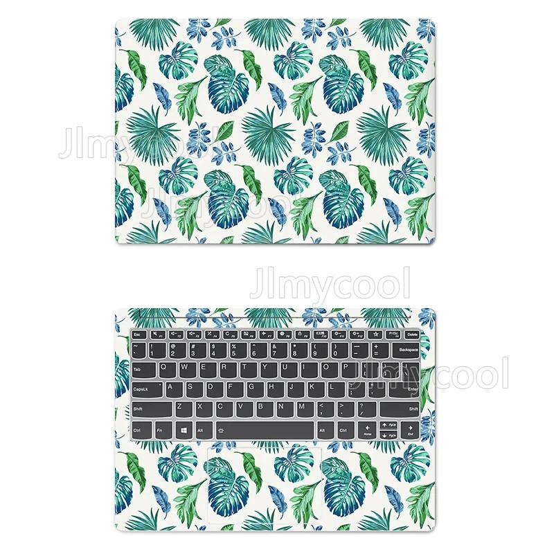 2Pcs Botany Leaf Universal Vinyl Laptop Skin