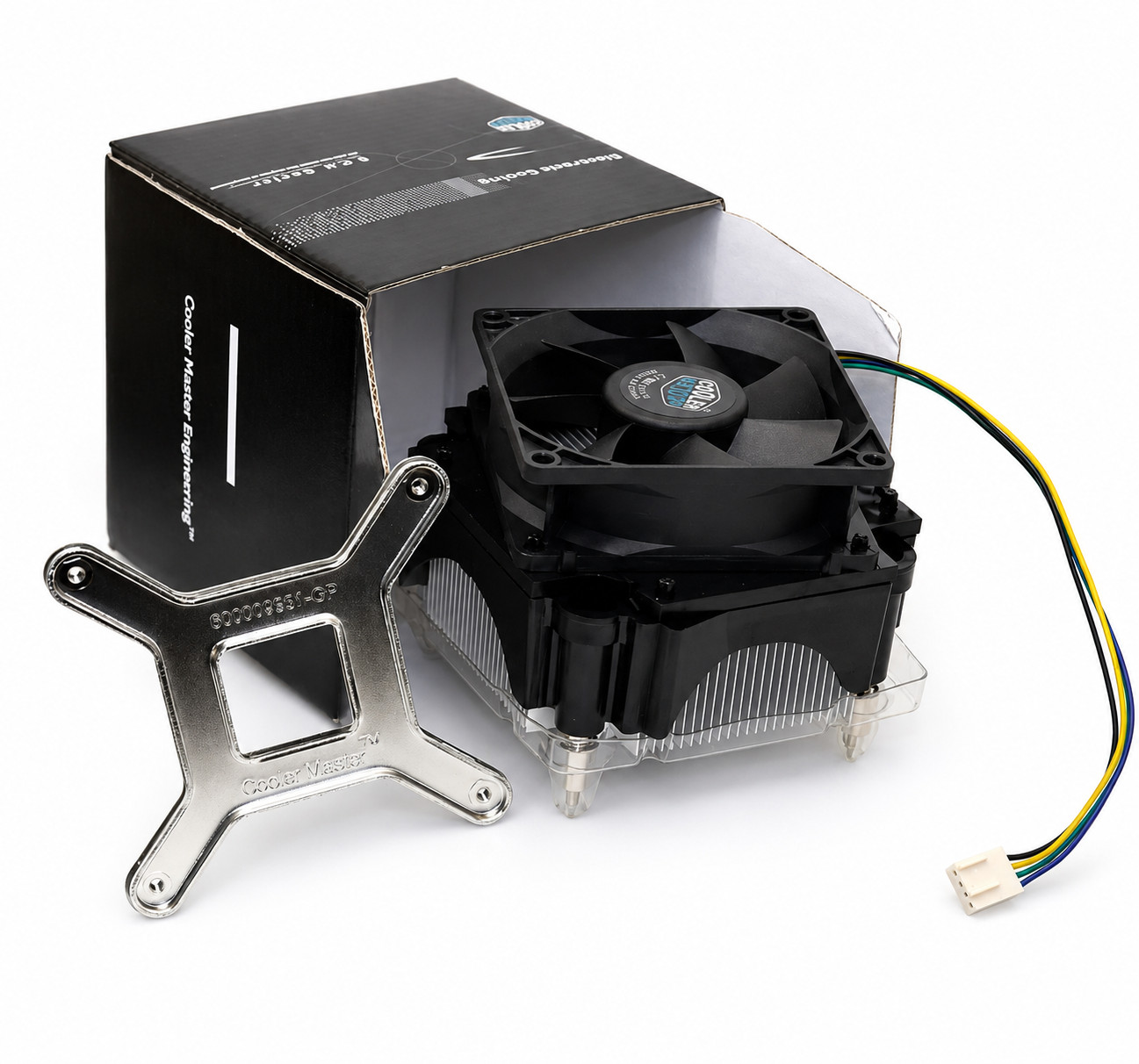 Cooler Master LGA775 CPU Cooling Fan for Socket 775 PWM Function Strong Heatsink