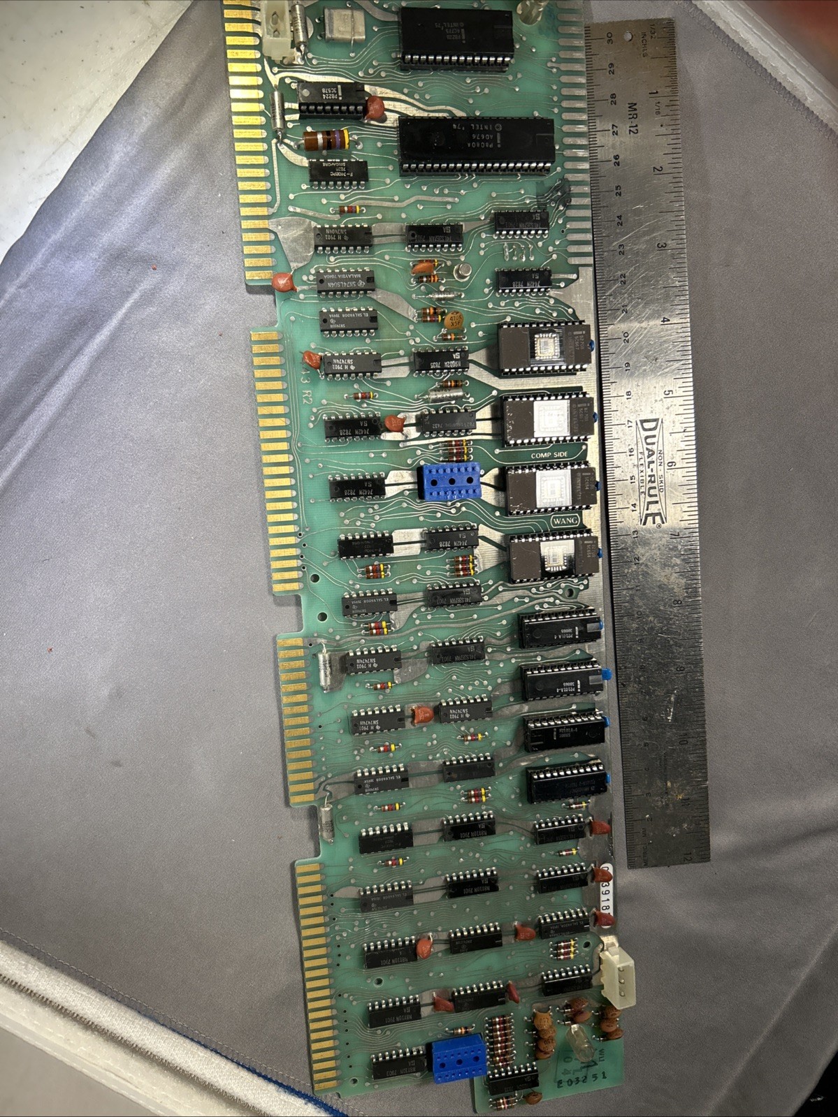 Rare Vintage Wang 8080A Board-Early Intel 8080A EPROMS Edge Connectors