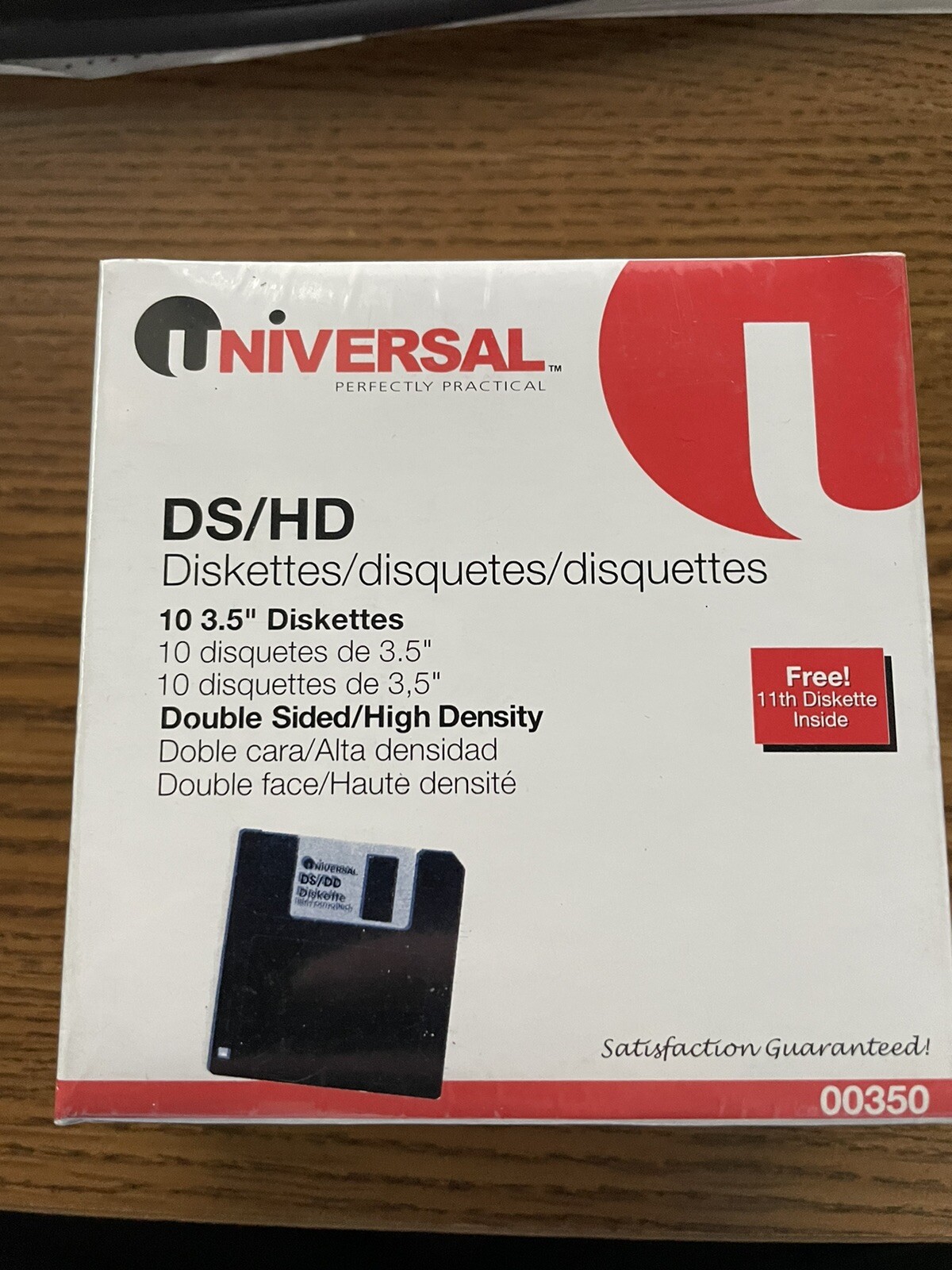 3.5 Floppy Disks New Unopened Box - 11 Disks (Universal Sealed) - Collectors 