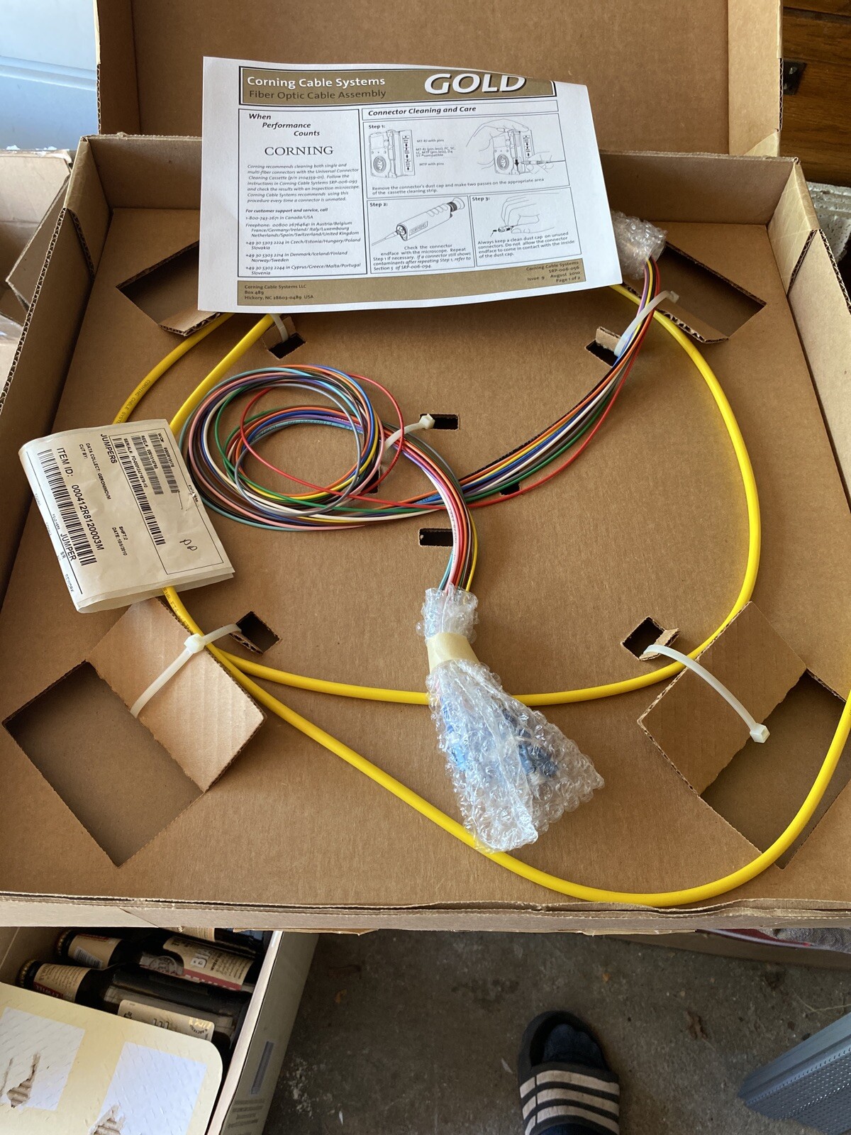 CORNING - 12F Mic Riser PCE Jumper