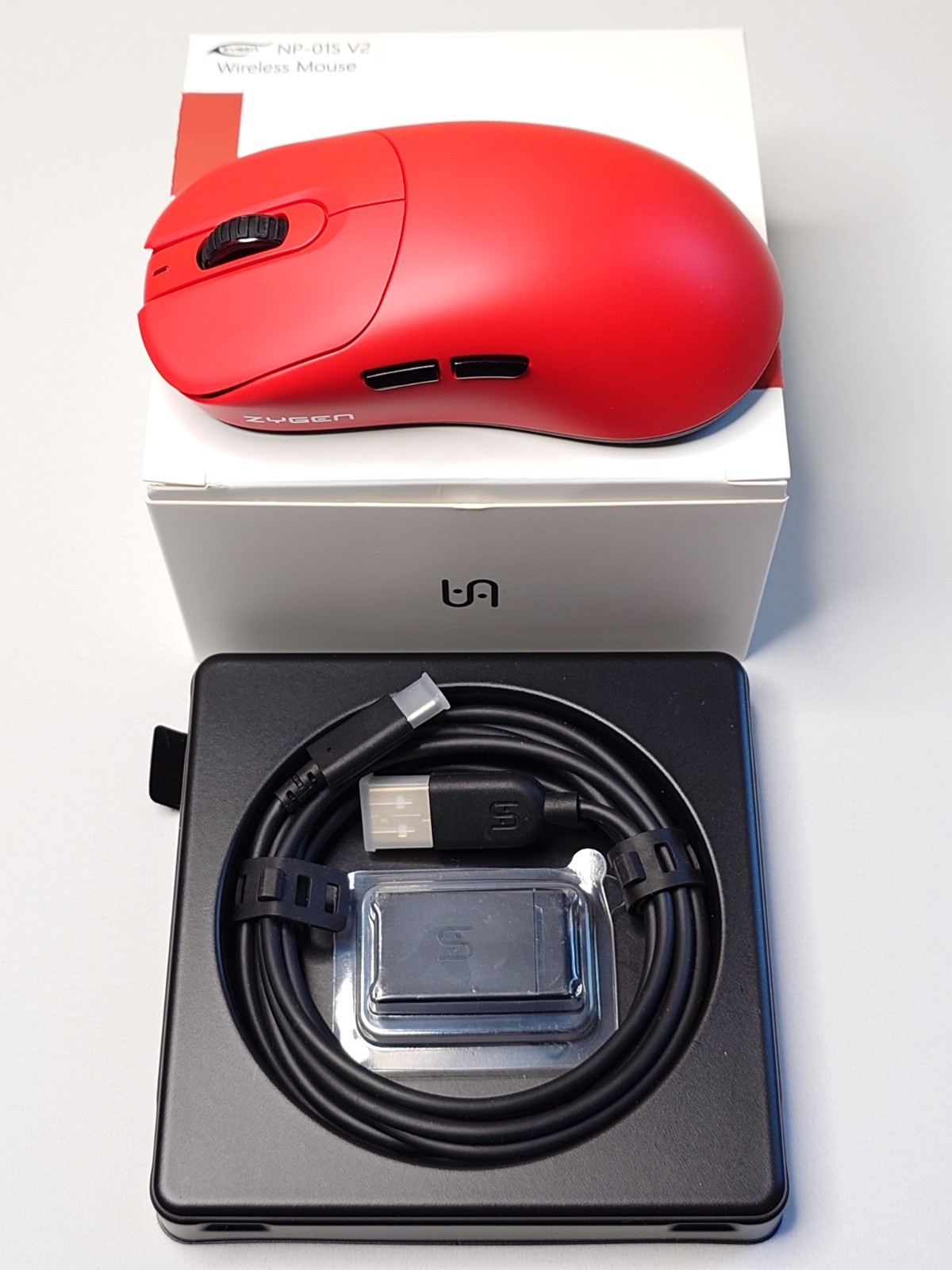 Vaxee ZYGEN NP-01S v2 Red w/Box & Accessories