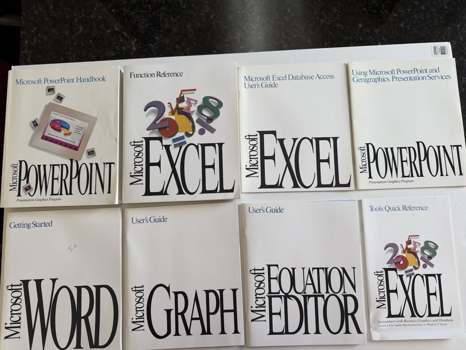 Microsoft Office 3.0 Mac User Guides Manuals - incomplete - Macintosh Vintage