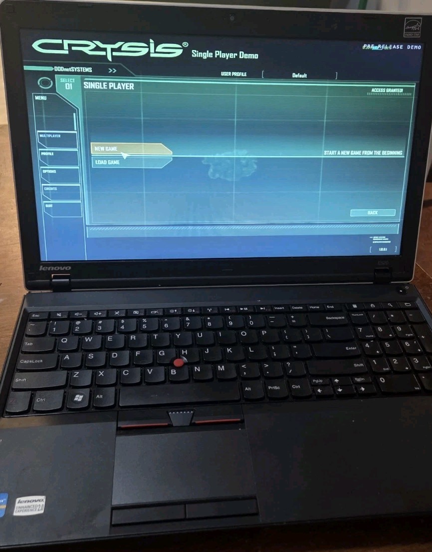RESTORED SSD RETRO GAMING LENOVO (IBM THINKPAD) CORE i3 WINDOWS XP DVD DOS BOX