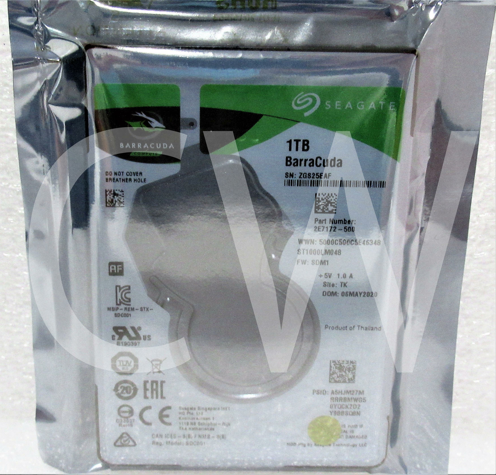 ST1000LM048 Seagate 2E7172-500 1TB 5.4K RPM 6Gb/s 2.5" SATA HDD Hard Drive