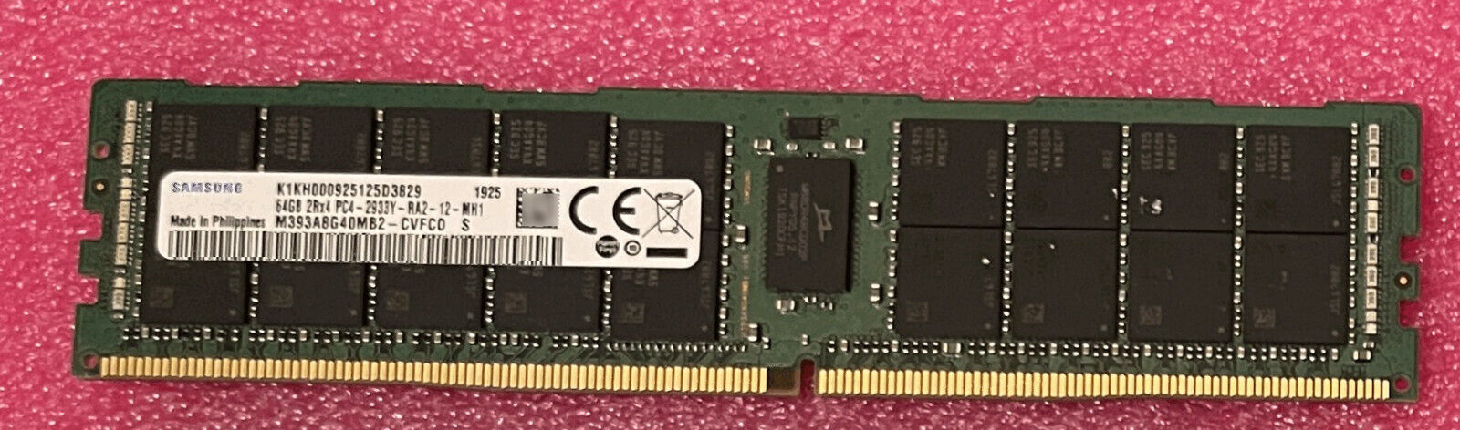 Samsung 64GB PC4-23466 DDR4-2933 RDIMM SERVER Memory M393A8G40MB2-CVF