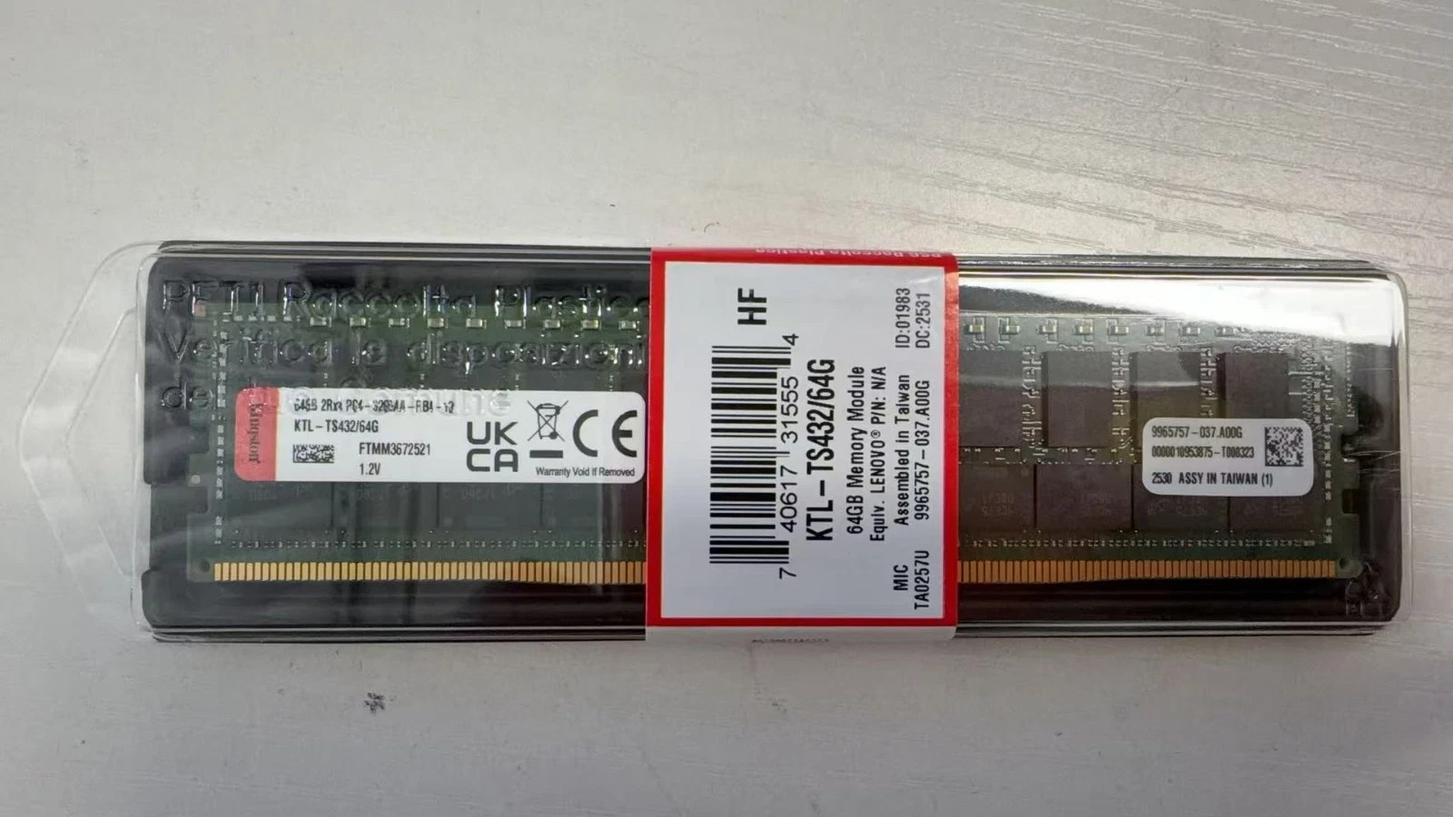 KTL-TS432/64G Kingston 64GB 2RX4 PC4-3200AA