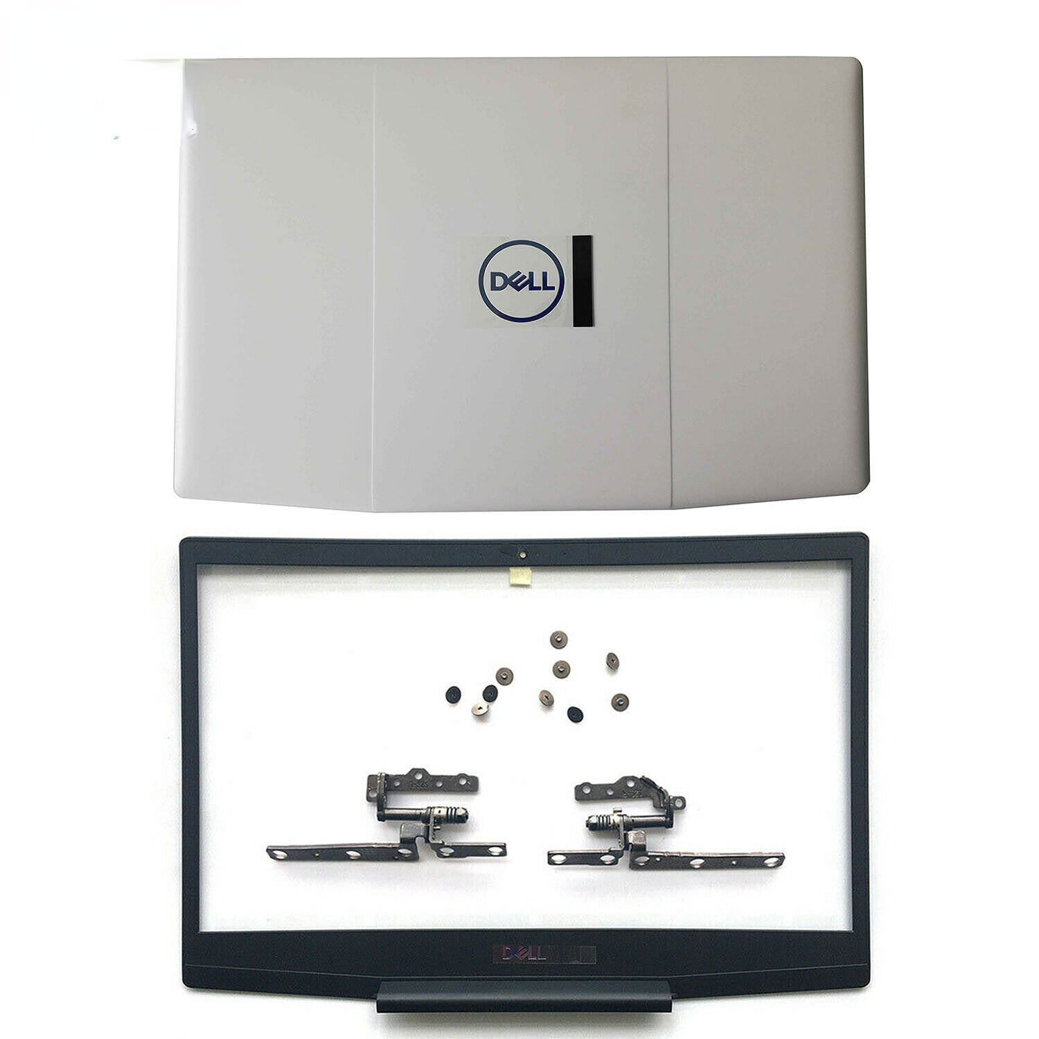 For Dell G3 15 3590 LCD Back Cover+Front Bezel+Hinges+Screws Blue Logo 3HKFN