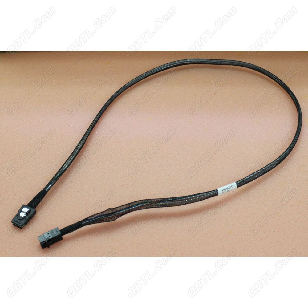 Genuine New Amphenol 12Gbps Mini SAS HD SFF-8643 to SFF-8087 Cable RHS36-0753