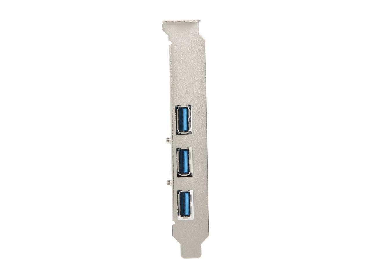 SYBA USB 3.0 3+1 Port PCI-e Card, Free Low Profile Bracket, Renesas Chipset