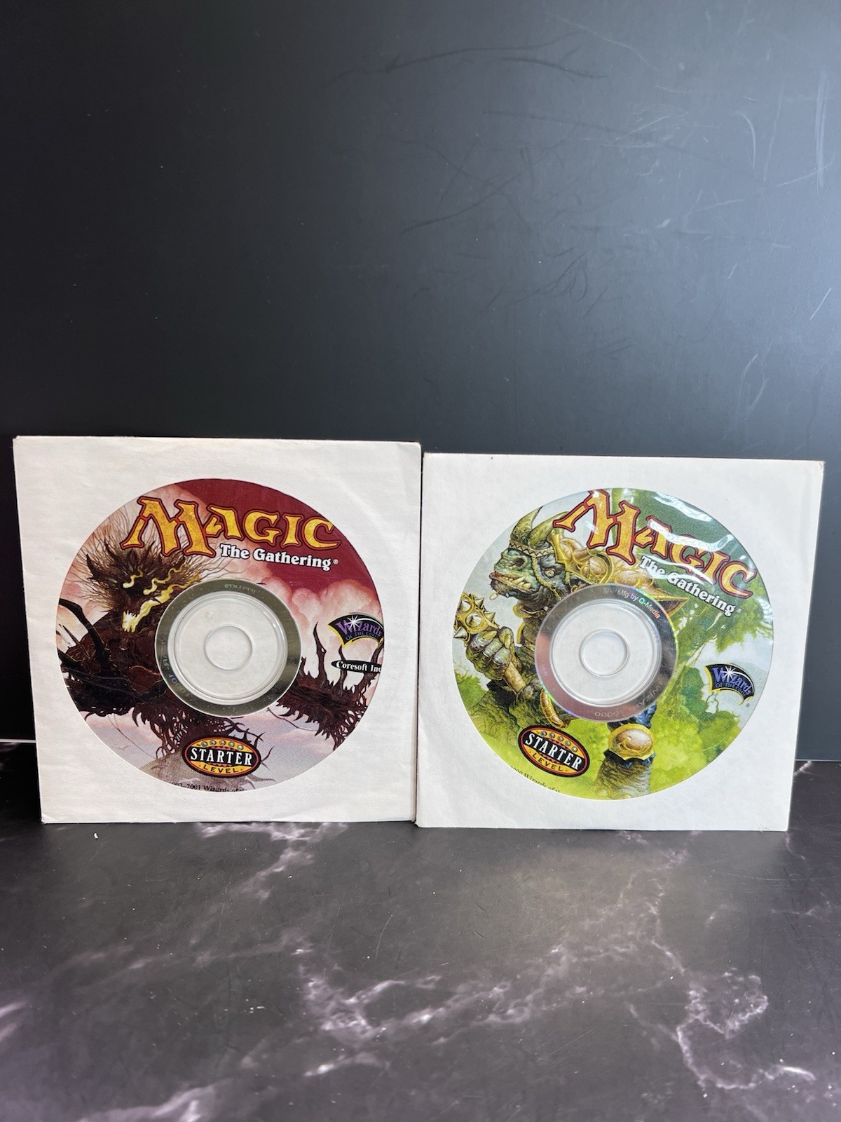 Magic The Gathering 2 Discs Starter Level PC 2001 Wizards of the Coast, Inc.