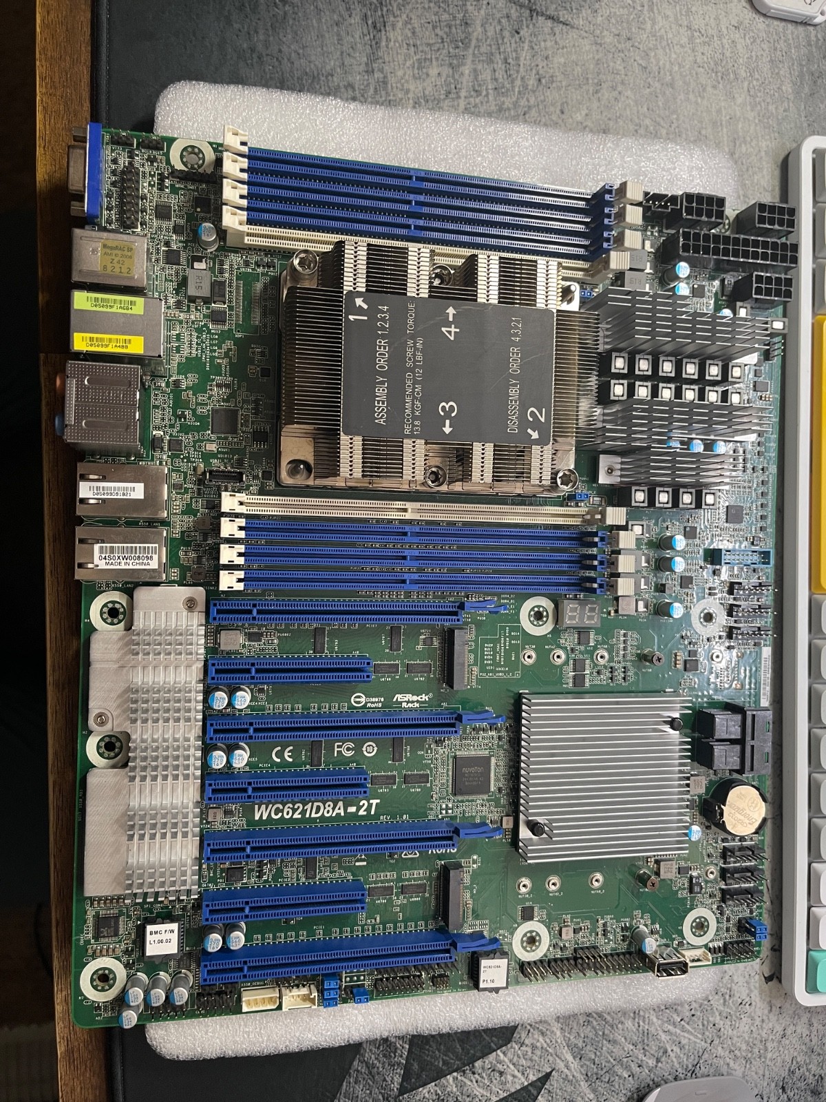 ASRock Rack WC621D8A-2T SSI-CEB Workstation Motherboard