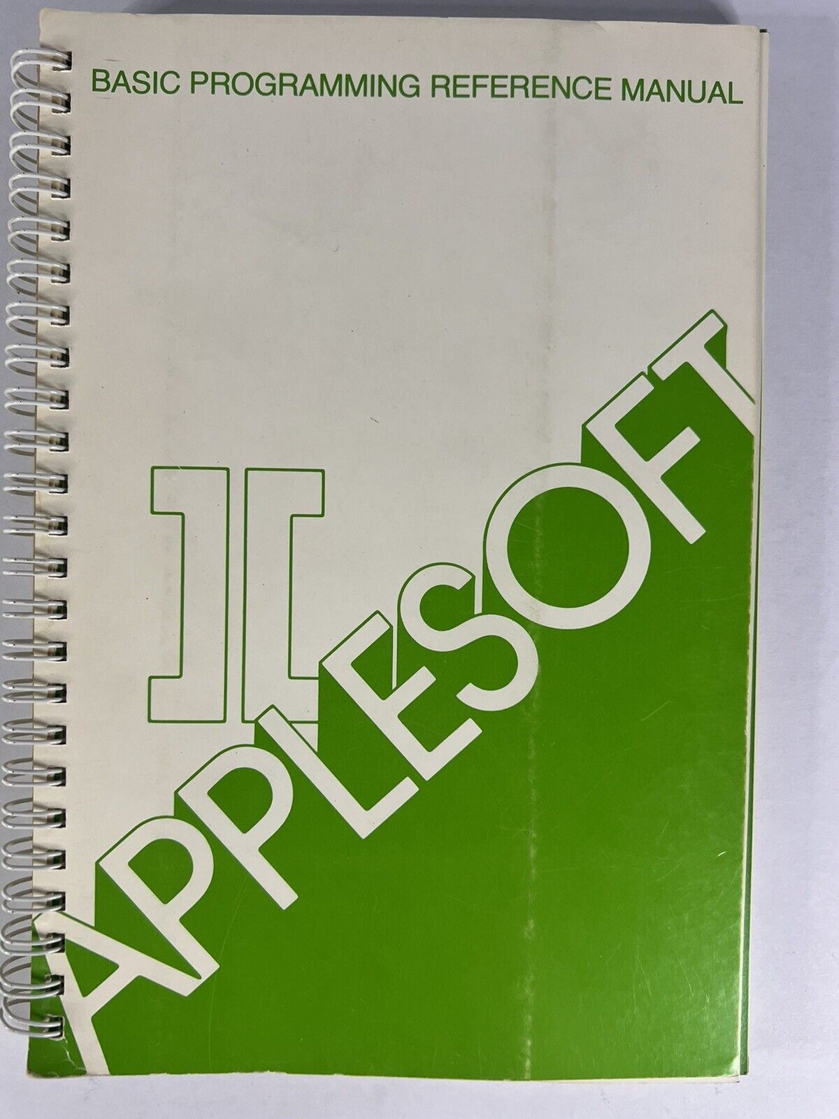 Original  AppleSoft II Basic Programming Reference Manual