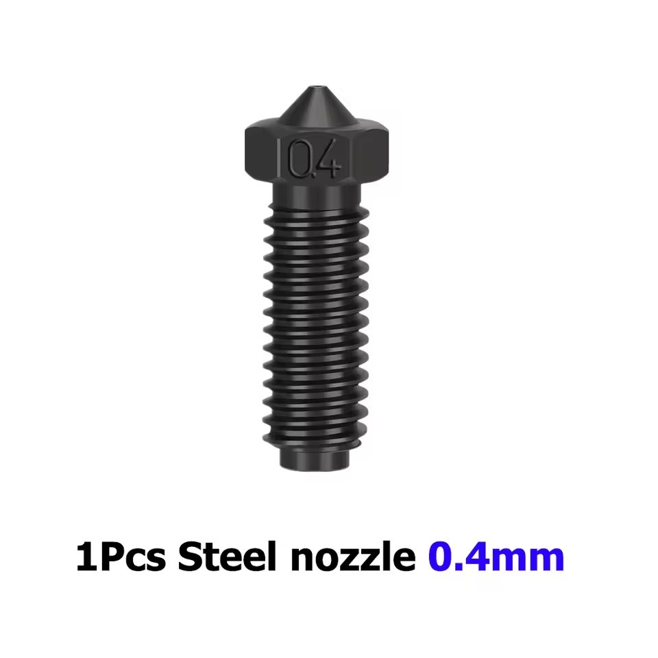 0.4mm 0.6mm 0.8mm Hardened Steel Nozzle For Anycubic Kobra 3 3D Printer Part
