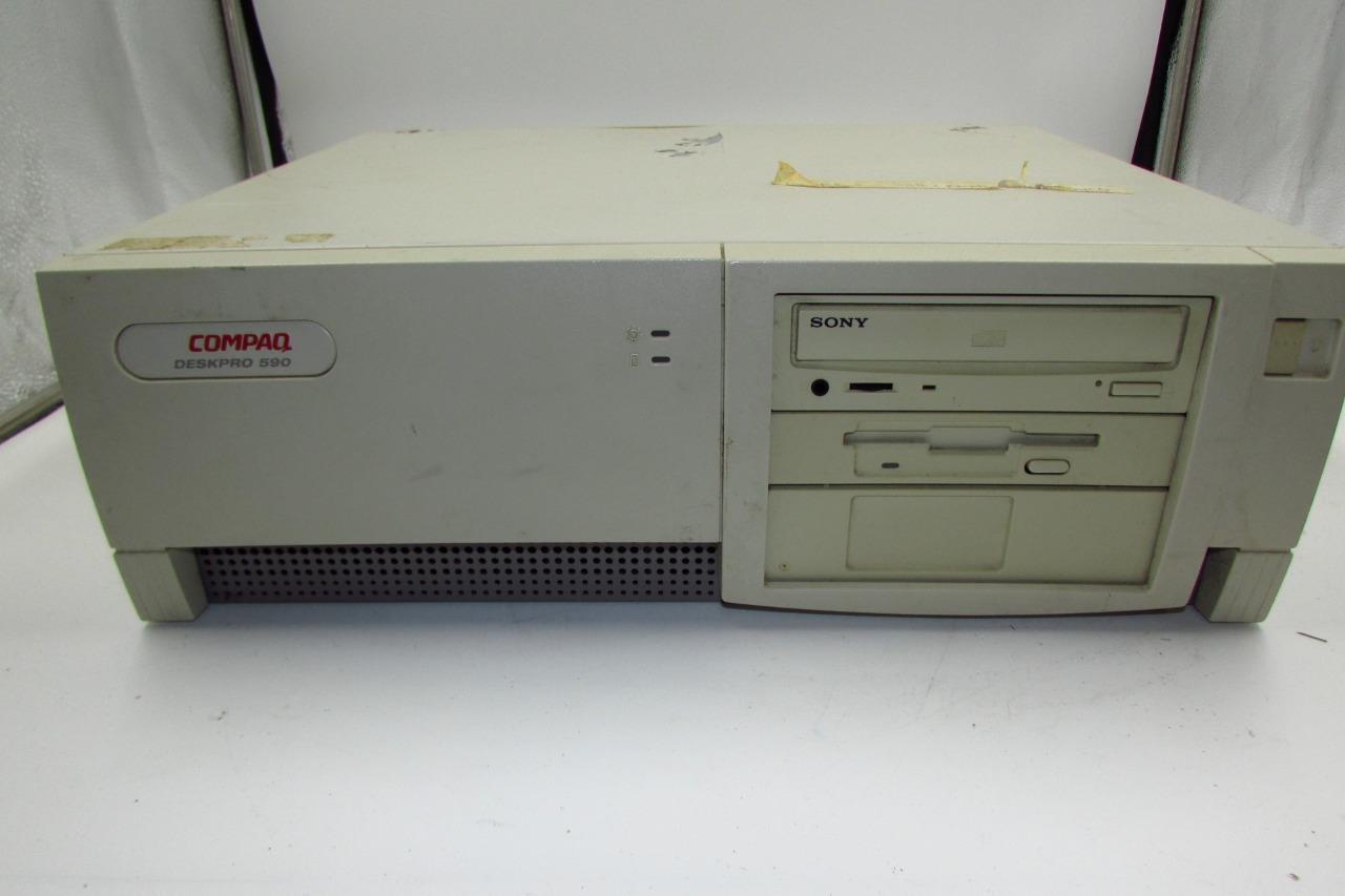 Vintage Compaq Deskpro 590 Computer PC Desktop