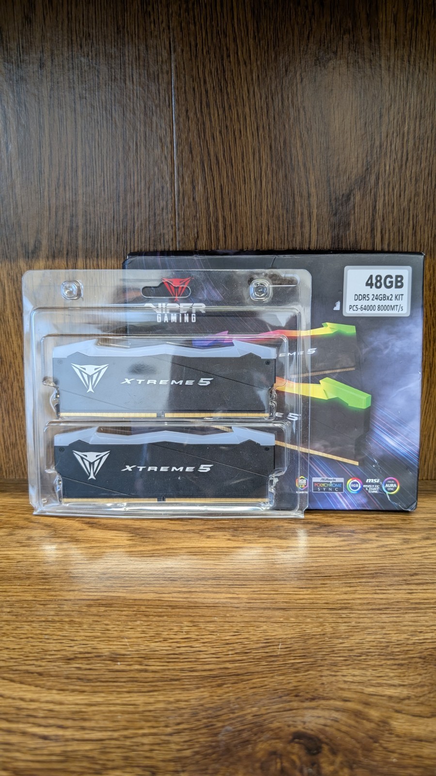 Patriot Viper Xtreme 5 RGB DDR5 48GB (2x24GB) 8000MHz RAM Kit