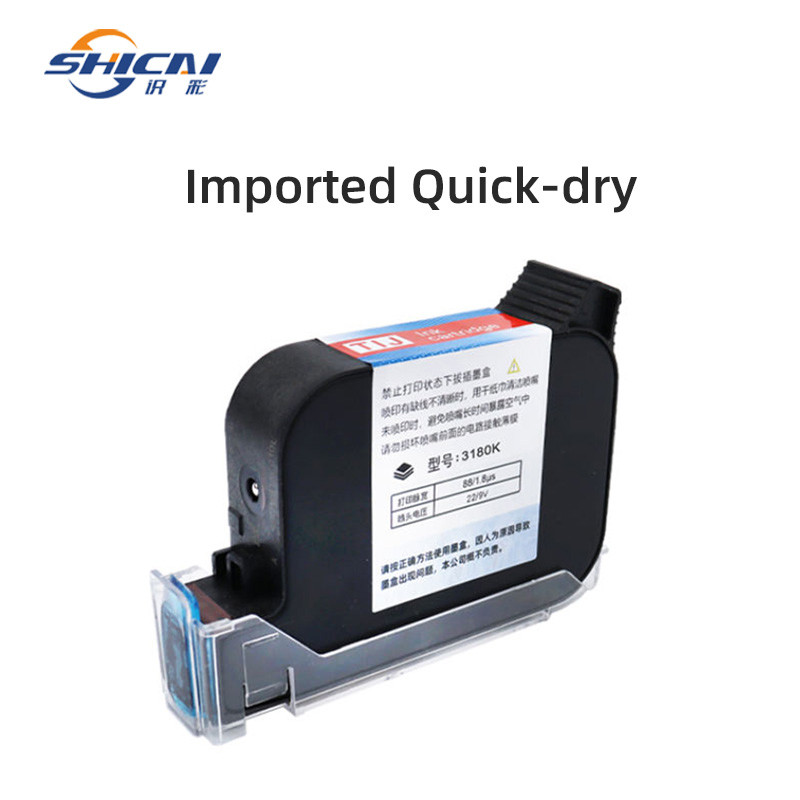 3PCS Black Fast Drying Ink Cartridge for Handheld Inkjet Printer