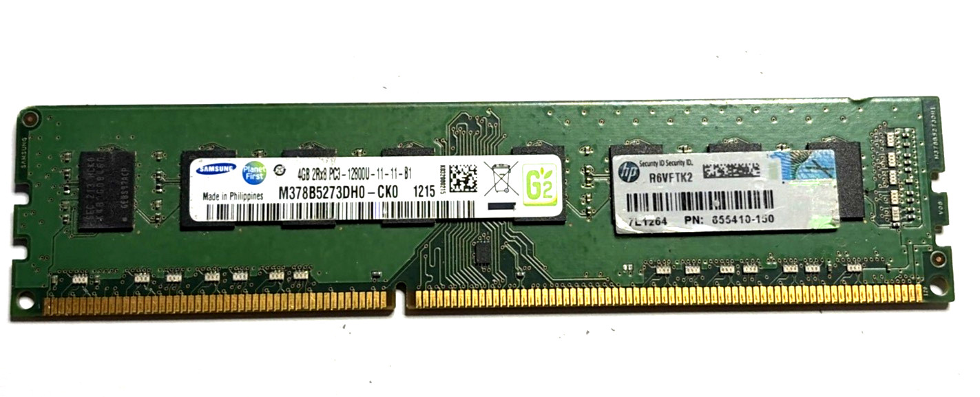 ✅ Gordon Gekko Holdings ✅ HP 4GB DDR3-1600 UDIMM (655410-150) Tested