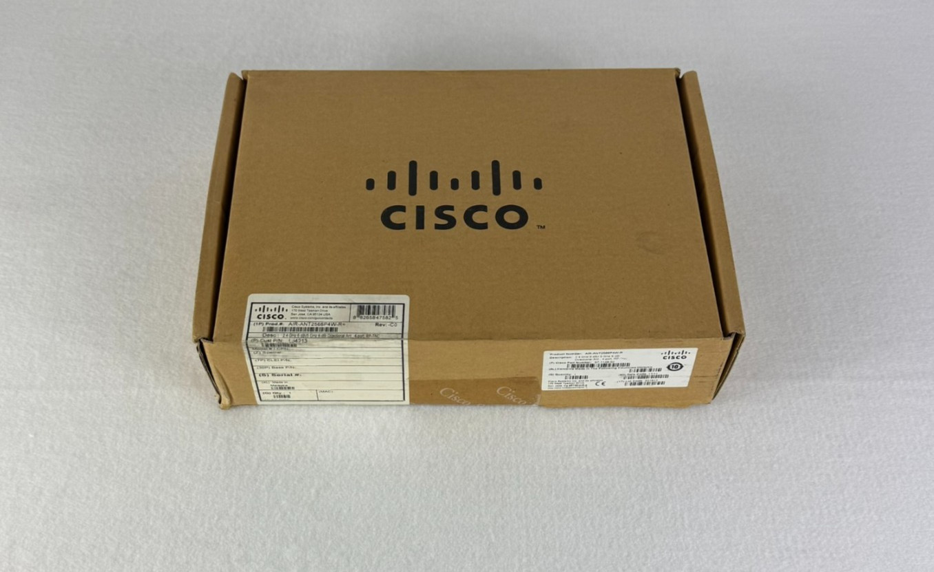 CISCO AIR-ANT2566P4W-R Dual Band Directional Antenna 2.4GHz 5GHz 4-Port NEW