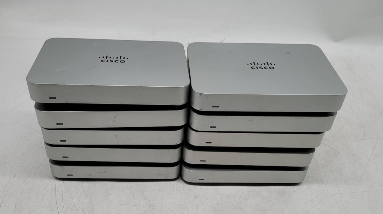Lot of 10 Cisco Meraki Z1 Cloud Managed Teleworker /no power adapter unclaimed