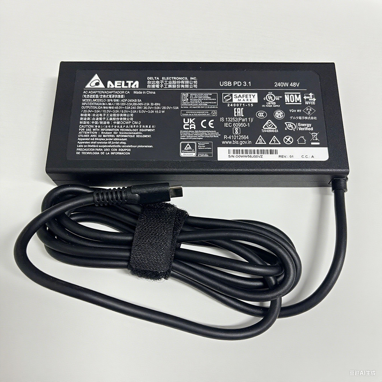DELTA ADP-240KB BA 5V9V15V20V28V36V48V USB PD 3.1 240W 48V Adapter Charger
