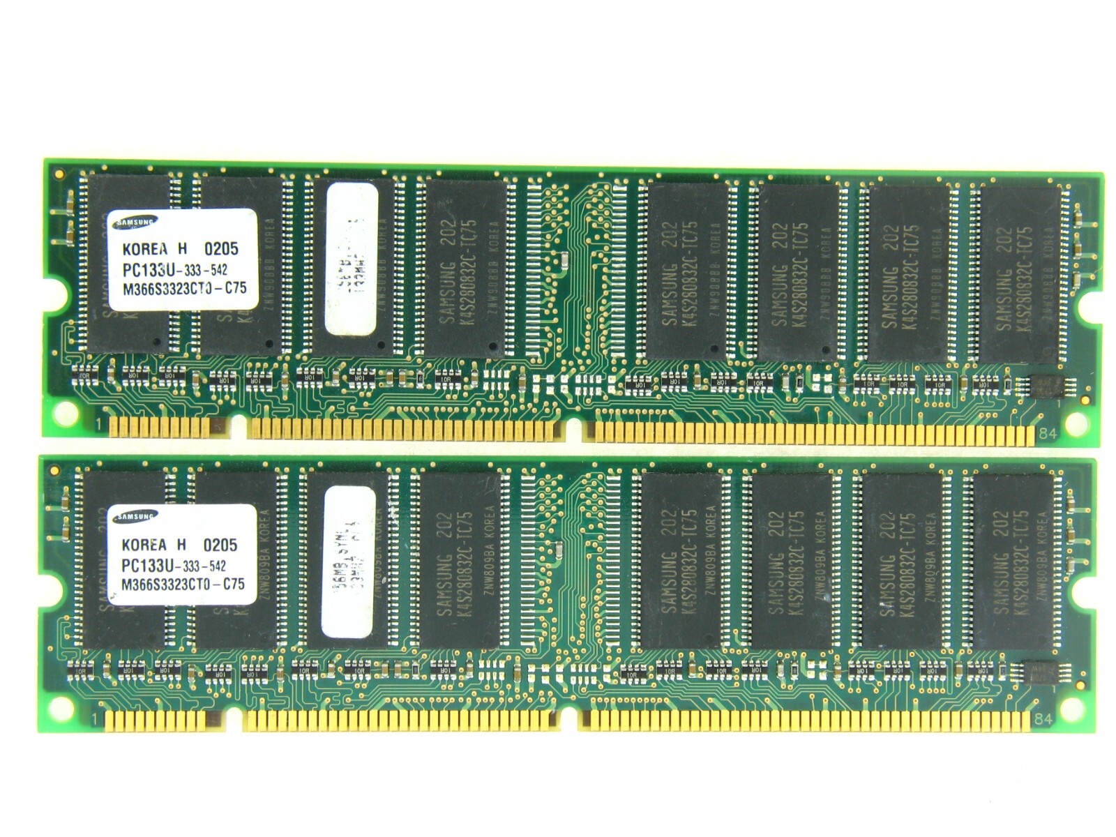 Samsung 512MB(2X256MB) PC133 133MHz 168Pin Desktop SDRAM Memory Ram NON-ECC