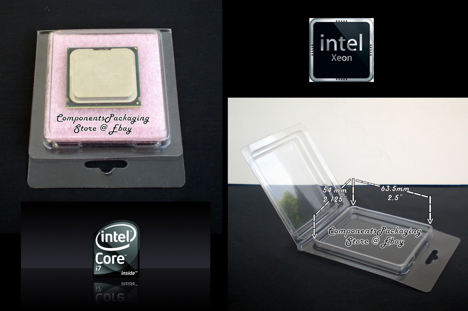20 Intel Procesor CPU Clamshell  fits Socket LGA1366 Xeon + Anti Static Foam New