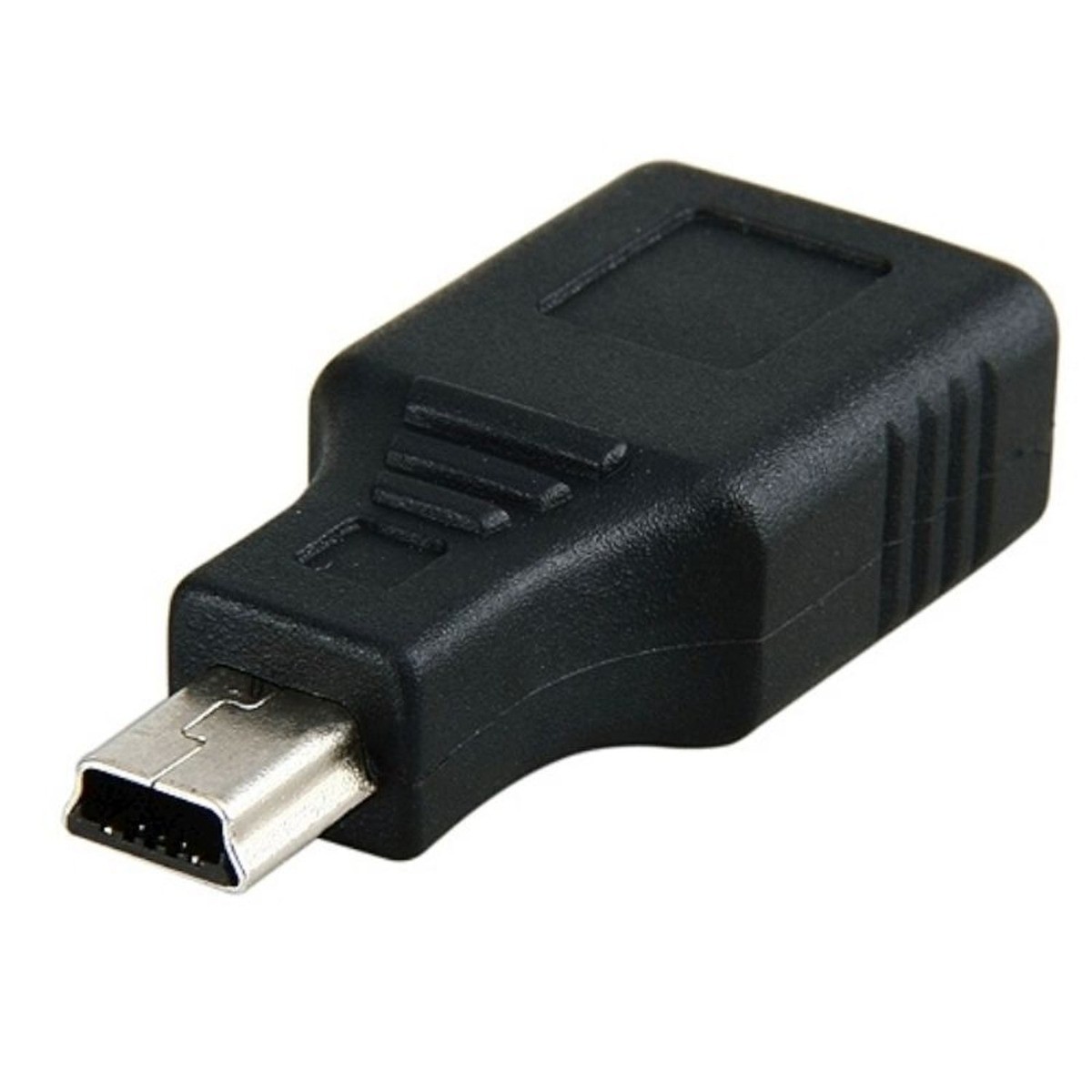 USB 2.0 Type A Female To Mini USB 5 (Black)