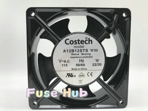 1PC New Costech A12B12STS W00 115V 20W Cooling Fan Fast Shipping