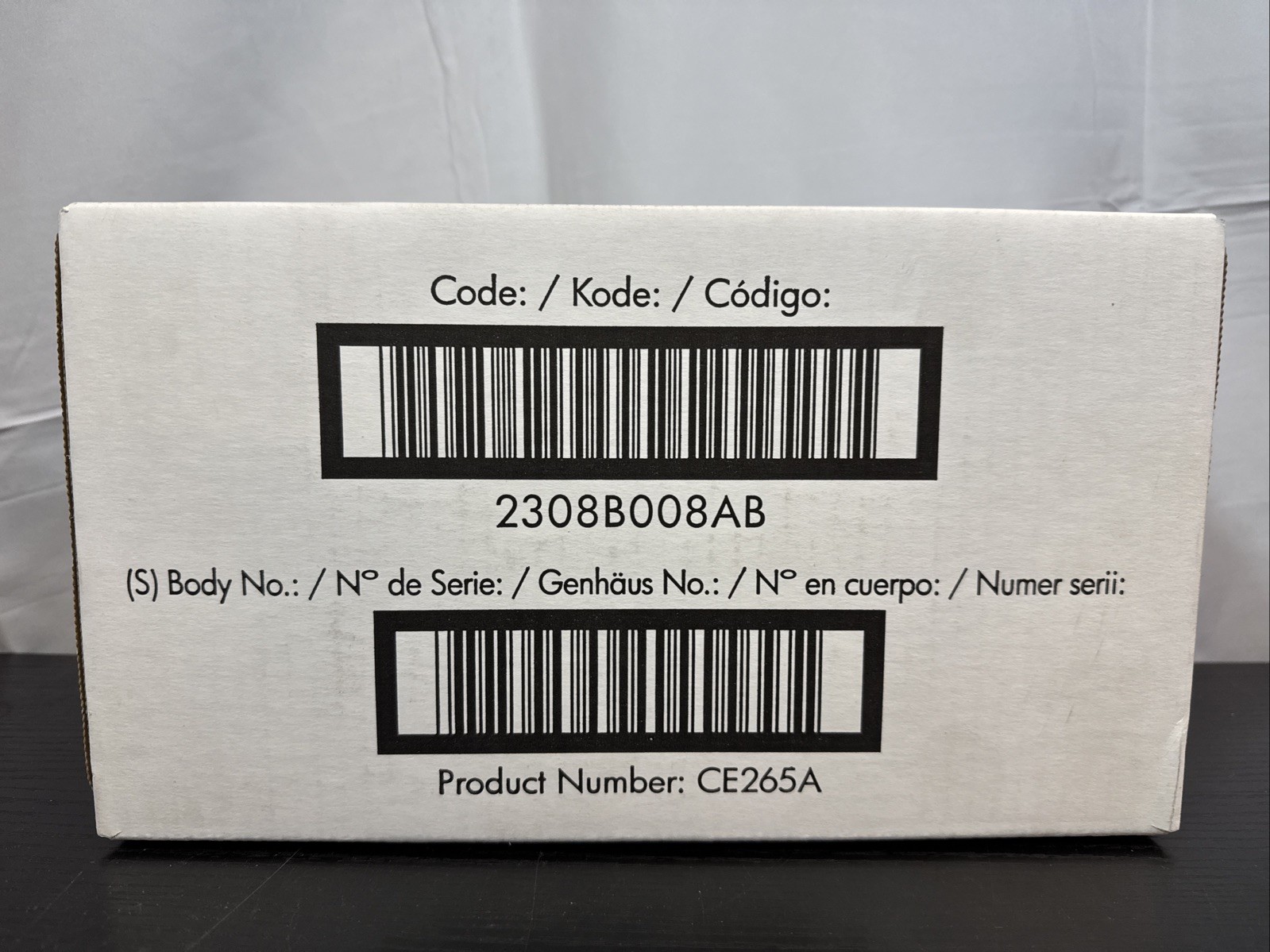 HP CE265A Toner Waste Collection Box - A1
