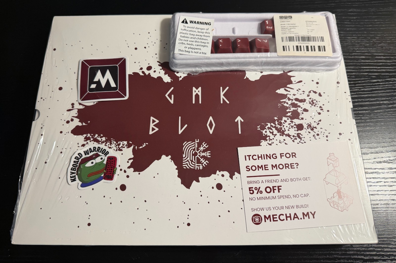 GMK Blot Round 1, BNIB