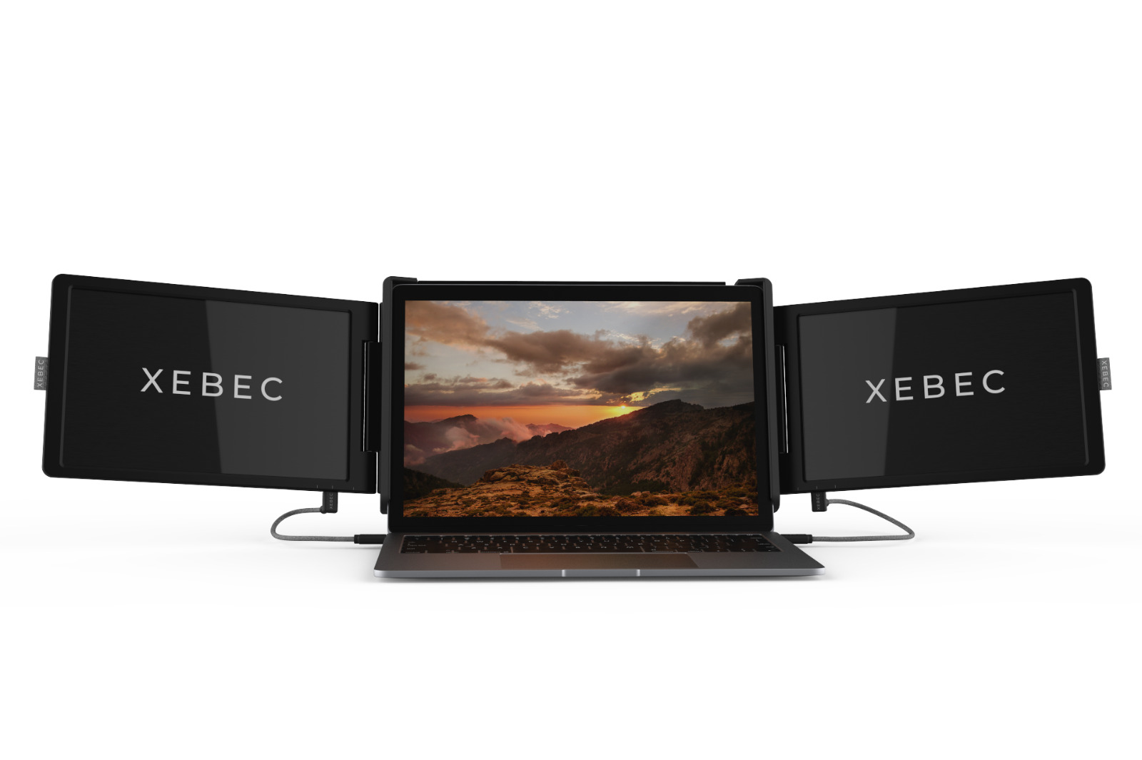 Xebec Tri Screen 2 Dual 10.1 Inch 1920 x 1200 Full-HD LCD IPS Panel Monitors