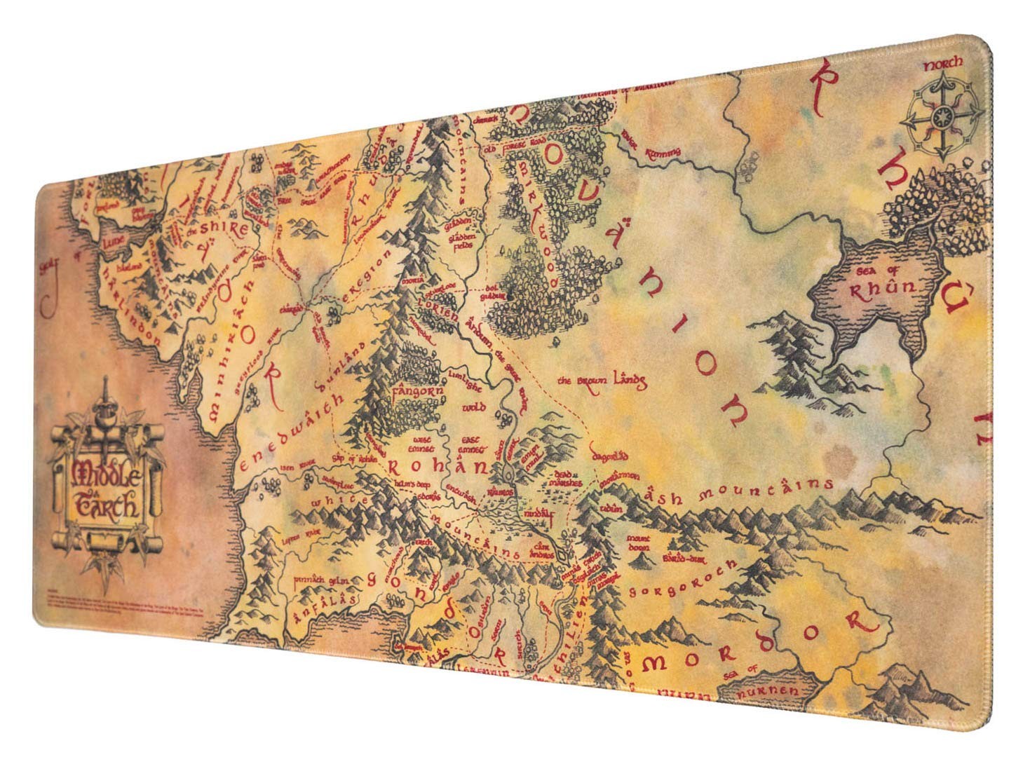 Lord Of The Rings Gaming Mouse Pad 31.5x13.78 Inch LOTR Gift Desk Mat