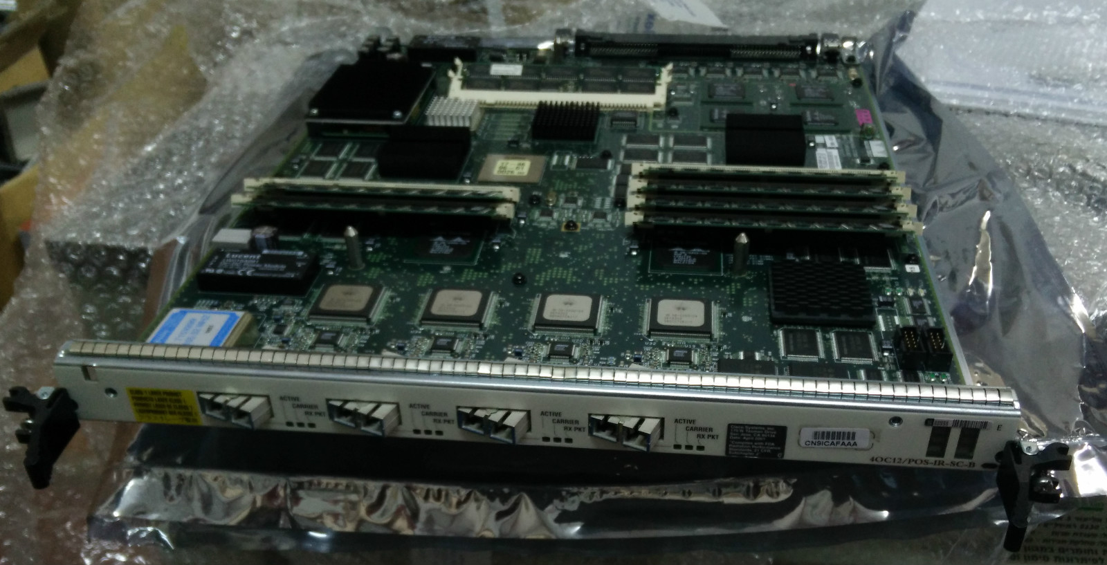CISCO 4OC12/POS-IR-SC-B GSR 12000 4-PORT OC12c/STM-4c POS LINE Card