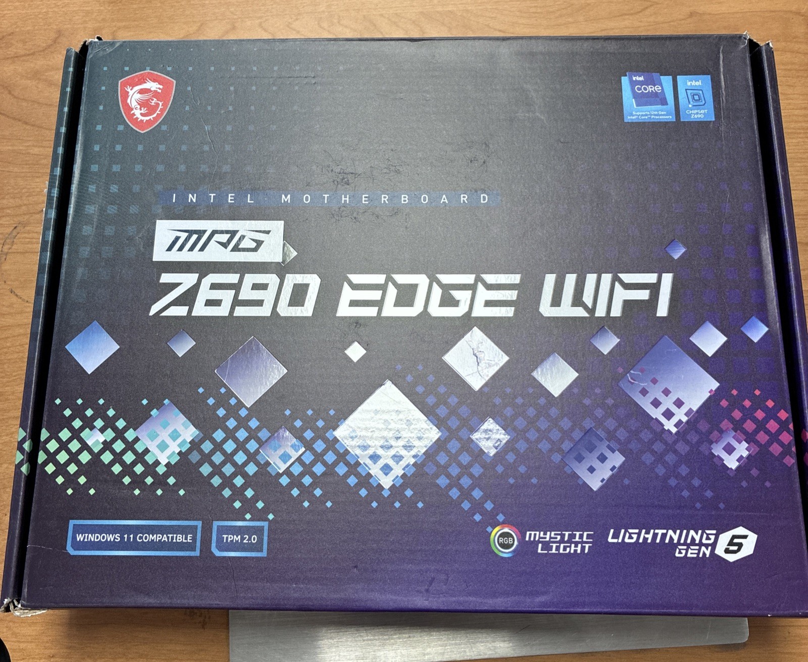 (READ) MSI MPG Z690 EDGE WIFI DDR5 LGA 1700 Intel Z690 SATA 6Gb/s ATX Intel MB