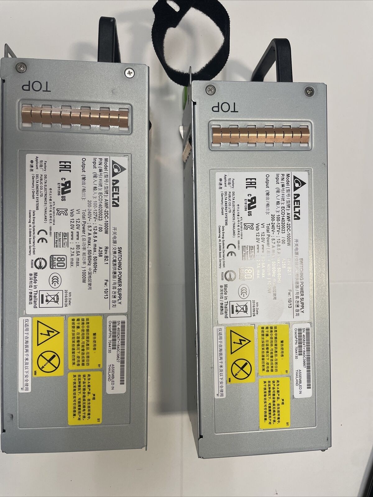 1x 7102762 Oracle/Sun T7-1 Power Supply 7044130 AWF-2DC-1000W X4-2L X3-2L X5
