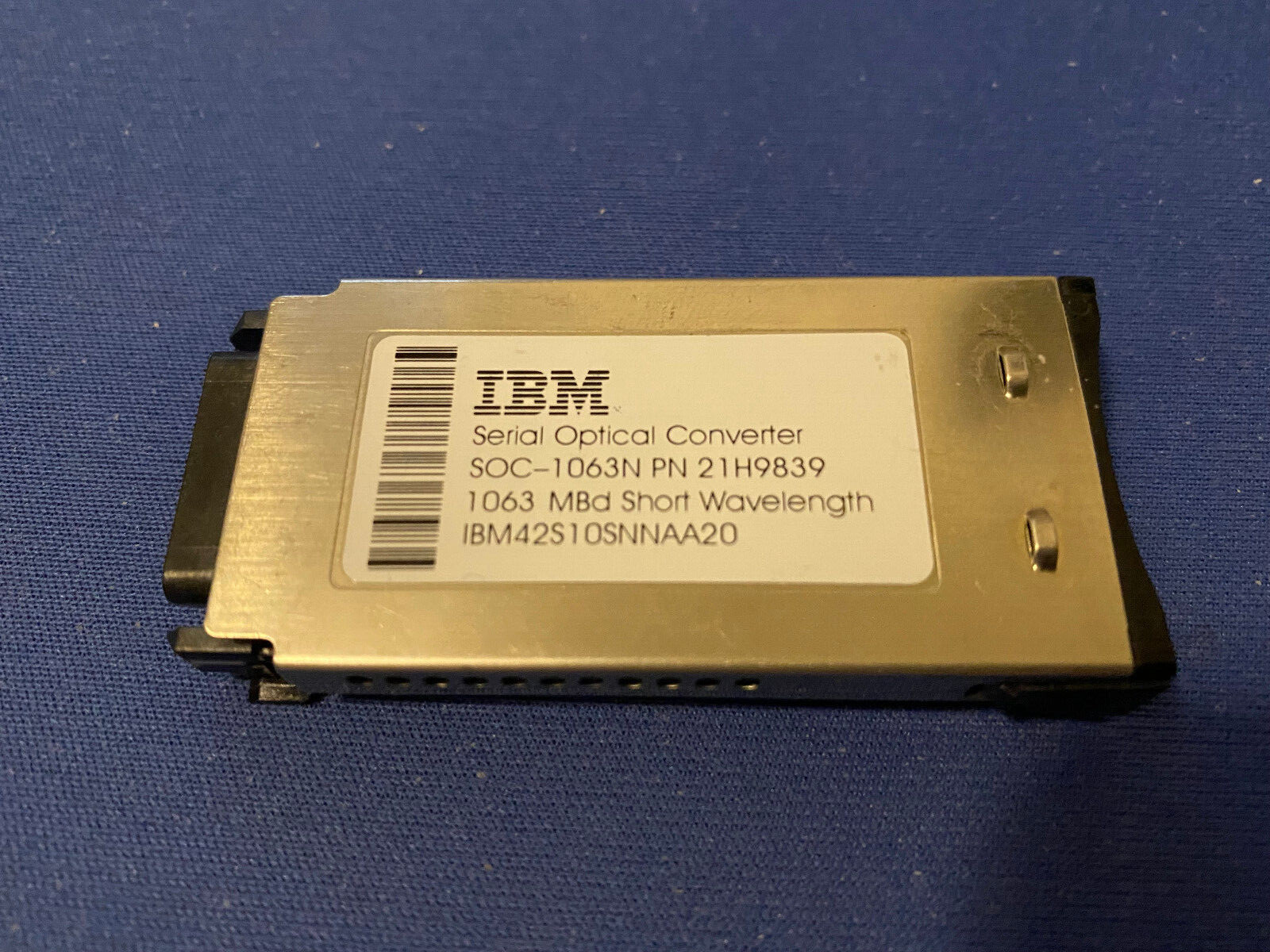 IBM Serial Optical Converter Short Wave (SOC-1063N 21H9839 23L3336)