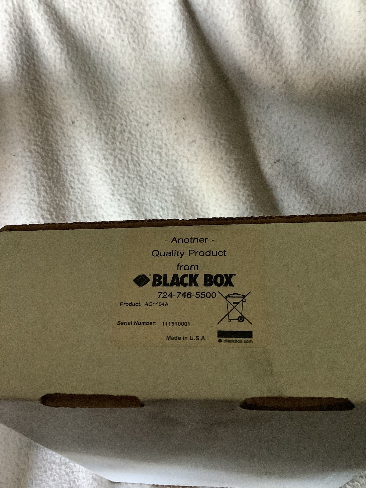 Black box AC1104A Multi DVI-D Receiver with Stereo Audio and Pollable RD-232