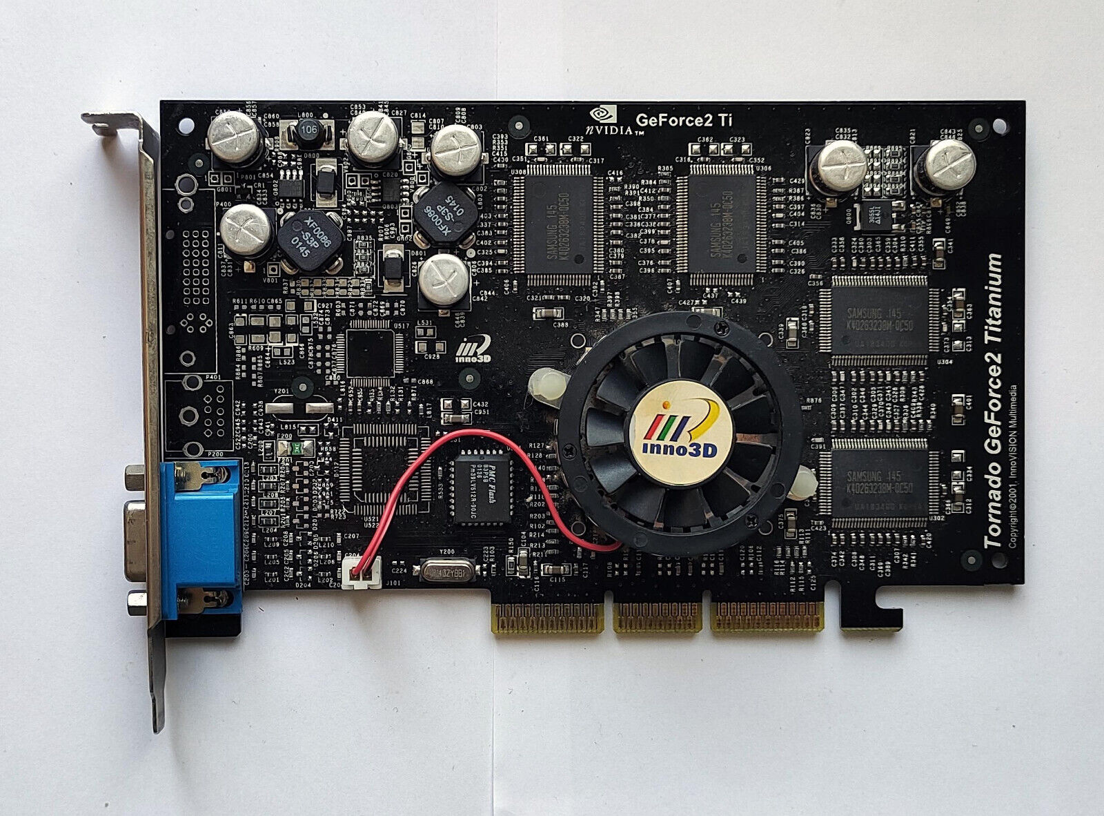 Inno3D Tornado nVidia GeForce2 TI 64MB AGP VGA Card - Test OK