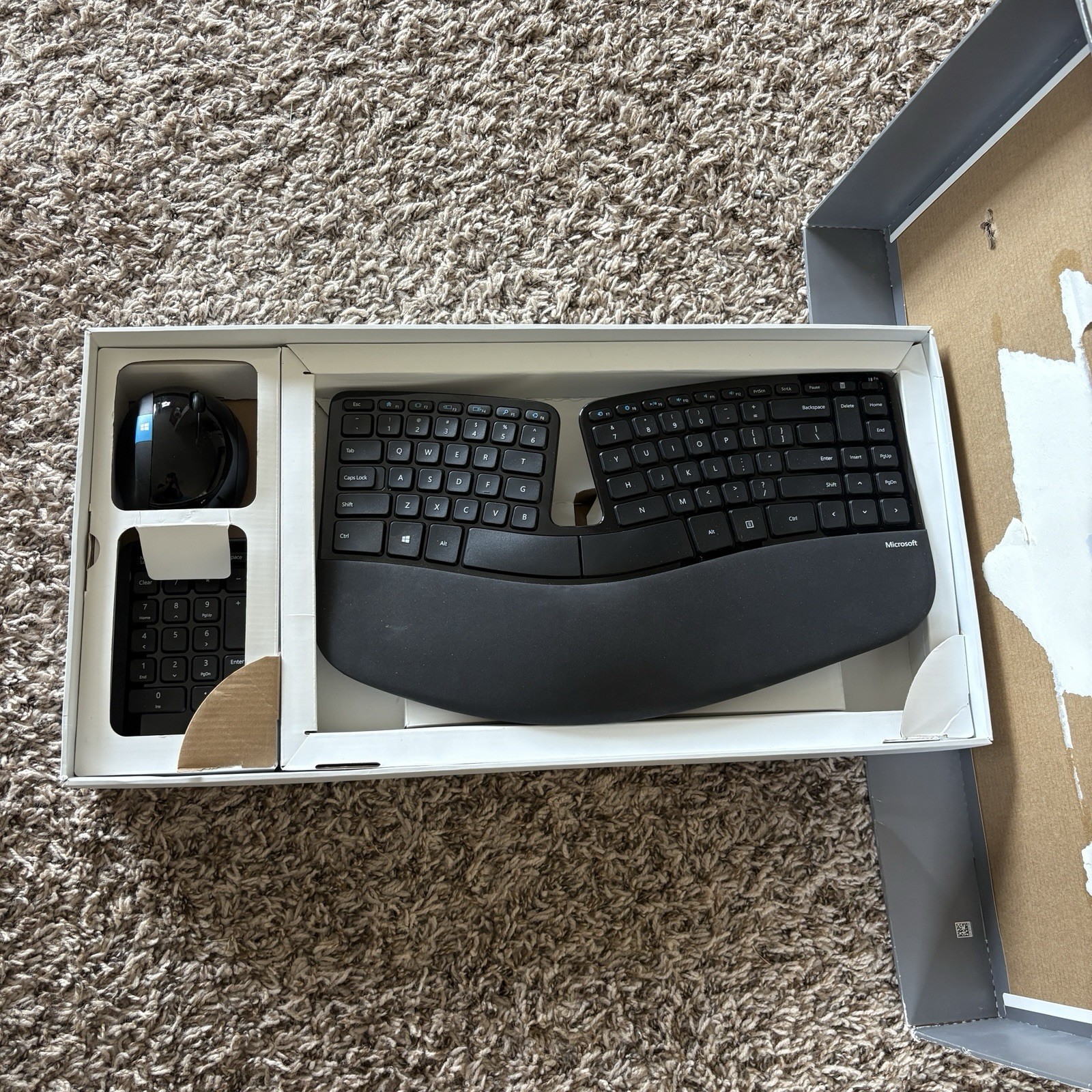 Microsoft Sculpt Ergonomic Desktop Keyboard Mouse Numpad NO DONGLE
