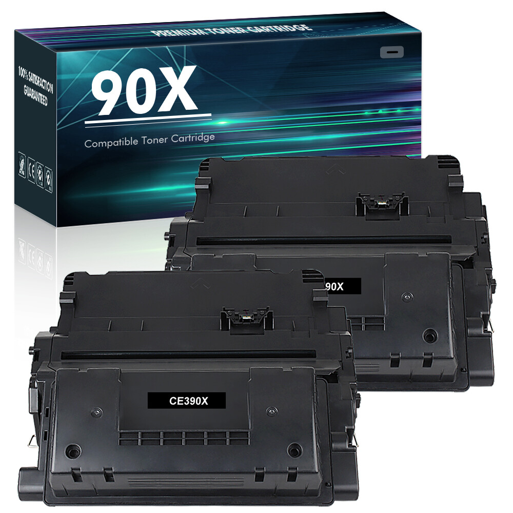 90X CE390X CE390XC HIGH YIELD BLACK LASERJET TONER CARTRIDGE - 2 PACK