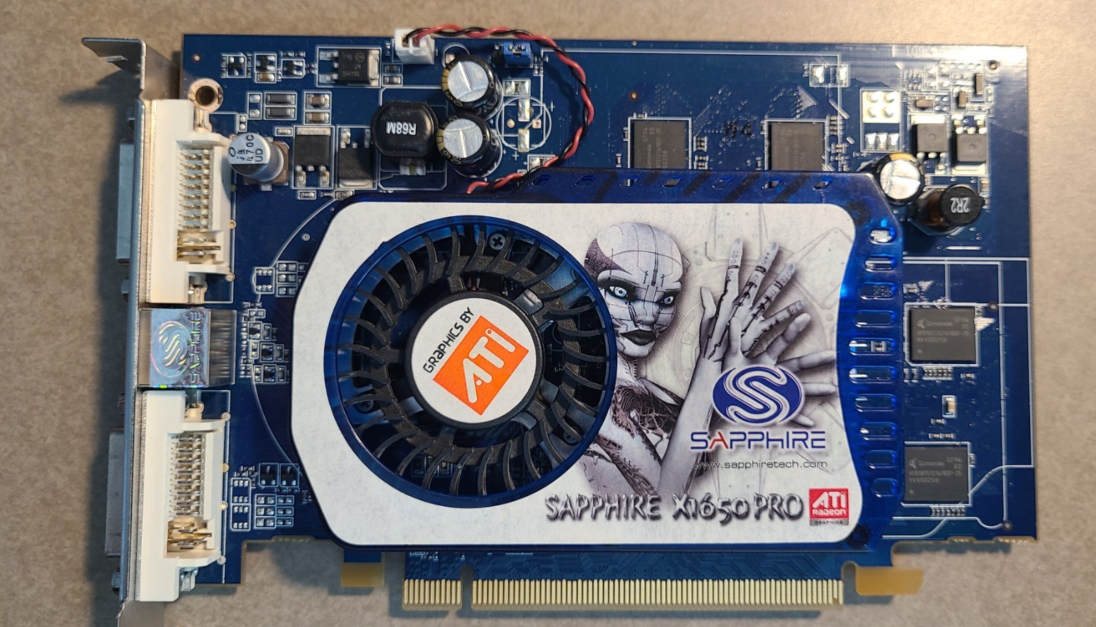 SAPPHIRE ATI Radeon X1650 Pro PCIe DVI/S-Graphics Card GPU - Used, Tested 
